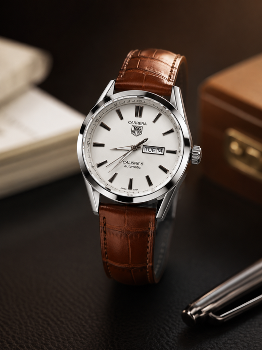 ⌚ Carrera Classic Leather Watch